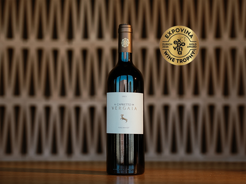 Gold trophy il Capretto di Vergaia premio vino Tenuta Vergaia